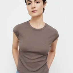 Ginger by Lifestyle Brown Cotton T-Shirt-image-41