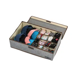 Yellow Weaves Grey Wardrobe Drawer Organisers-28
