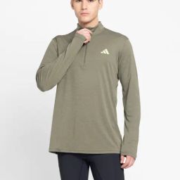 Adidas Green Regular Fit Printed Sweatshirt-image-42