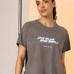 CULT Women Bio Finish Typography Printed Round Neck Cotton T-shirt-image-28