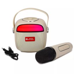SWISS MILITARY Portable Speaker with Karaoke Mic 5 W Plastic Beige-41