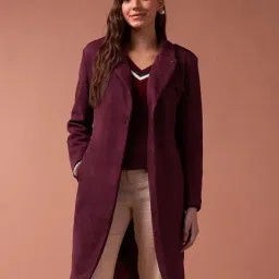 U.S. Polo Assn. Womens Wine Polyester Regular Fit Jacket-image-29