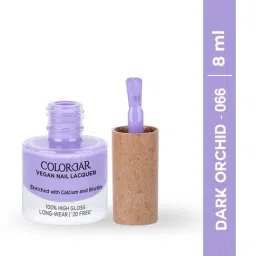 Colorbar Vegan Nail Lacquer Dark Orchid - 066 - 8 ml-picture-39