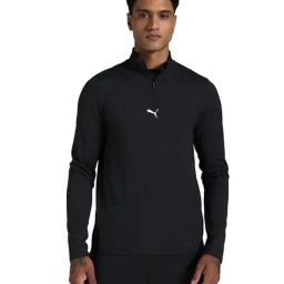 Puma Drycell Black Regular Fit Logo Jacket-image-33