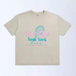 Y&F Kids by Westside Beige Typographic Cotton T-Shirt-picture-18