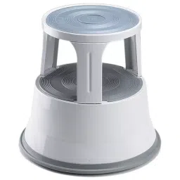 RS PRO 2 Tread Steel Kick Step 0.4m Platform Height, Grey Model No 9097062-28