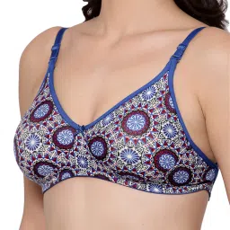 Inner Sense Multicolor Printed Full Coverage Backless Bra - Pack of 3 image 4