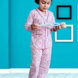 Noty Girls Graphic Printed Night suit-picture-11