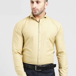 Being Fab Men Brown Slim Fit Solid Formal Shirt-image-61