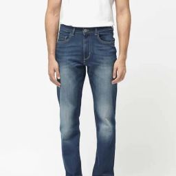 Rare Rabbit Blue Regular Fit Solid Jeans-image-82