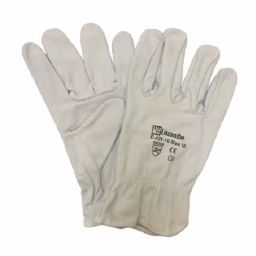 Liscombe 421 Grey Leather General Handling Material Handling Work Gloves Size 8, 421-S-08-image-36