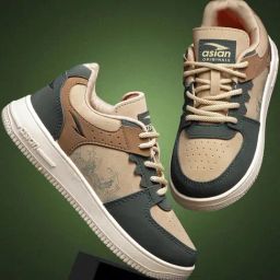 Asian Men's Beige Casual Sneakers-22