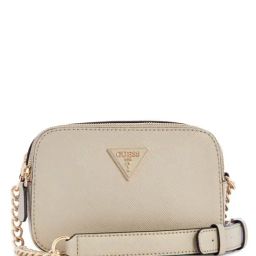 GUESS Taupe NOELLE Textured Medium Camera Bag-image-45