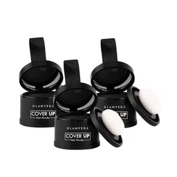 GLAMVEDA Set Of 3 Cover-Up Hair Powder- 4 g Each- Black-image-10