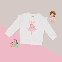 Pantaloons Baby Infant Girls Snow White Printed Sweatshirt-image-93