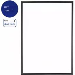AS ONE Easy Lock Frame 59.8 × 84.5 cm Size Flame Black, 61-219-7-7 (Set of 3 pcs)-image-78