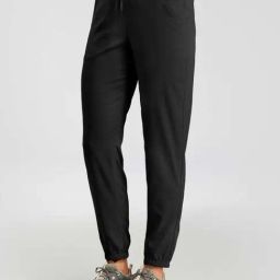 Quechua by Decathlon Black Plain Sports Trousers-image-72