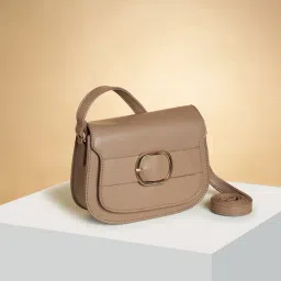 Forever Glam by Pantaloons Beige Medium Cross Body Bag-image-33