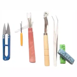 EASYSEW Combo Measurement Tape,Seam Rippers,Thread Cutter,Tracing Marking Wheel,Tweezers Sewing Kit, E-COMBOPACK7-picture-9
