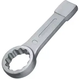 De Neers Silver SS Antimagnetic Slogging Ring Spanner (75mm), SS-SR75-29