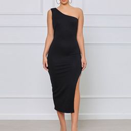 Nalax Designs Applique Bodycon Midi Dress-image-73