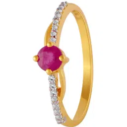 P.C. Chandra Jewellers 18 kt Gold & Diamond Ring-image-65