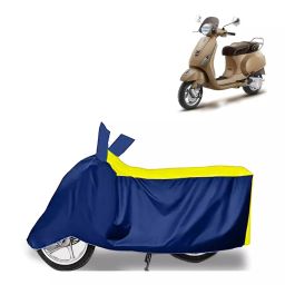 Auto Pearl Two Wheeler Cover for Vespa Elegante 150 - Yellow, Blue-image-47