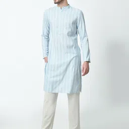 ALL WAYS YOU Men Embellished Thread Work Kurta-picture-6