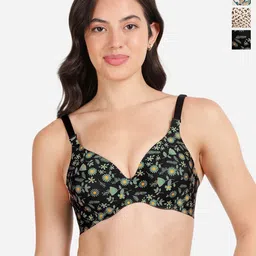 shyaway Floral Bra Medium Coverage Underwired Lightly Padded-image-72