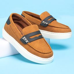 Pine Kids Slip On Casual Shoes - Brown-image-91