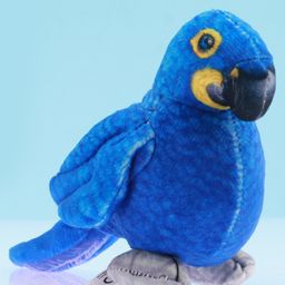 Wild Republic Rainforest Hyacinth Macaw Soft Toy Blue - Length 20 cm-image-81
