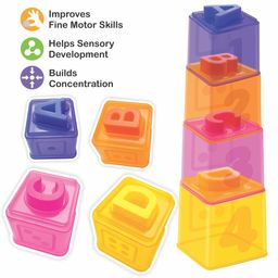 Toymate Kiddy's Play World 6 in 1 Toys Play Set - Multicoloured (30 Pieces) image 3