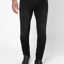 The Collection Men Slim Fit Mid-Rise Cotton Jeans-image-45