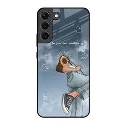 QRIOH Floral Printed Samsung Galaxy S22 Back Case Mobile Accessories-picture-39