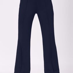 Plus Size Women Relaxed Wrinkle Free High-Rise Bootcut Trousers-66