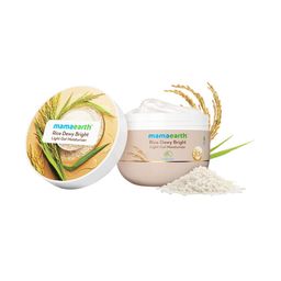 Mamaearth Rice Dewy Bright Light Moisturizing Cream With Niacinamide for Glass-Skin - 200g-53