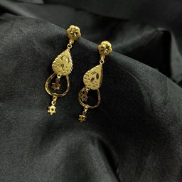 PRS GOLD COVERING Women Gold-Plated Copper Earrings-picture-20