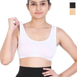 MYSHA Black & White Bra Full Coverage-48