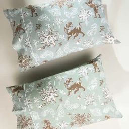 Freedom Tree Ahnan Pure Cotton Green Pillow Cover Set of 2-image-99