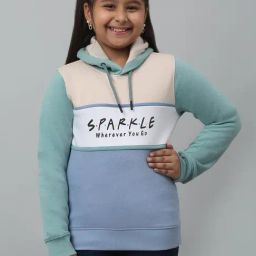 Cantabil Kids Sky Blue Color Block Full Sleeves Sweatshirt-image-28