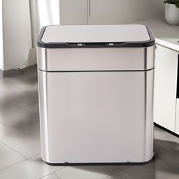 The Better Home Fumato Silver Toned Automatic Smart Sensor Dustbin With Lid18 L-picture-0