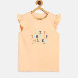 MINIKLUB Kids Beige Printed Top-image-12