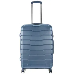 It luggage Prosperous Blue Textured Large Hard Cabin Trolley-image-76