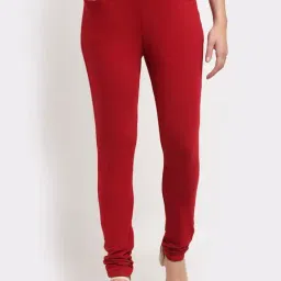 BRINNS Red Regular Fit Mid Rise Leggings-picture-11