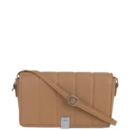 Kazo Brown Quilted Small Sling Handbag-picture-49