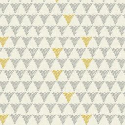 SPACES DRAPE STORY Elegent Grey & Yellow Polyester 5 ft Window Curtain - Set of 2 image 3