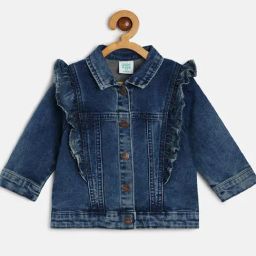 MINIKLUB Kids Solid Blue Full Sleeves Jacket-image-28