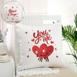 Personalized You And Me Couples Cushion-image-56