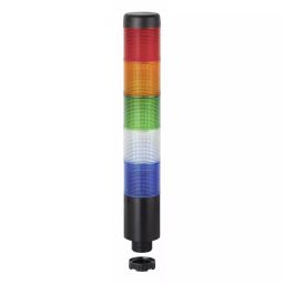 Werma Signal Tower Kompakt 37 Series Blue Clear Green Red Yellow Buzzer 5 Lights 24 V Built-In, 699.260.75-image-46
