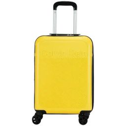 Calvin Klein Expression Safty Yellow Textured Hard Cabin Trolley Bag - 53 Cms-42